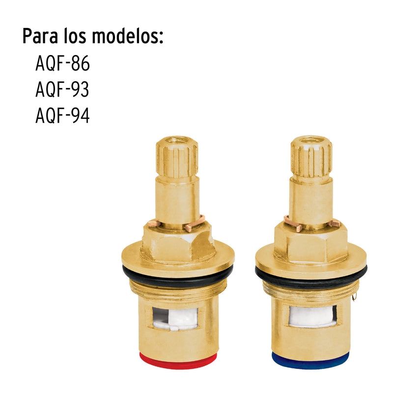 Cartuchos cerámico para mezcladora AQF-86, Aqua, 2 piezas