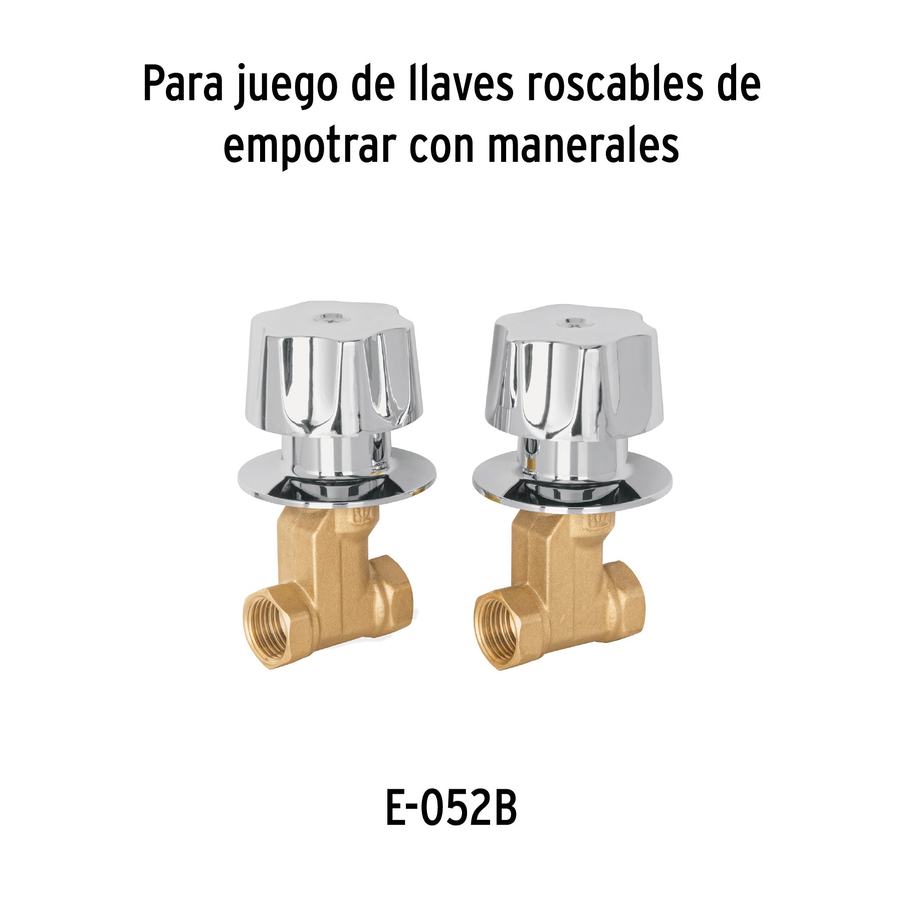 Cartuchos cerámico para llaves empotrar, Basic y Aqua, 2pzas