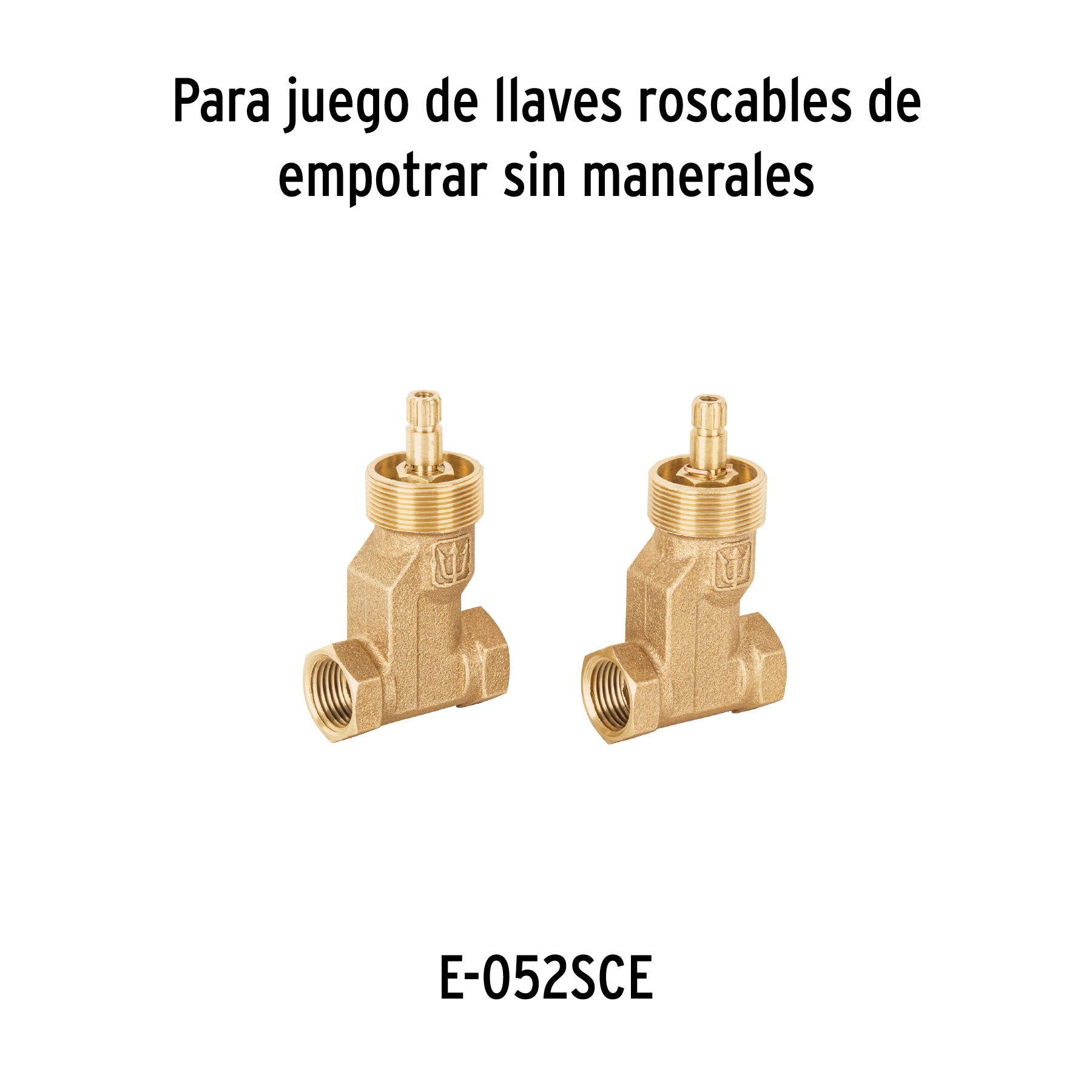 Cartuchos cerámico para llaves empotrar, Basic y Aqua, 2pzas