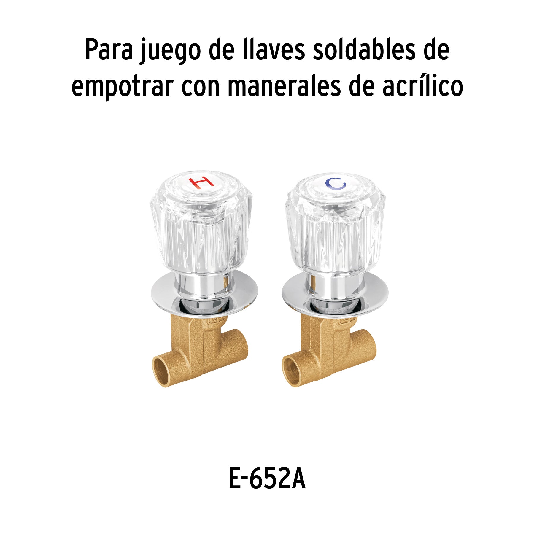 Cartucho de compresión para llaves de empotrar, Basic y Aqua
