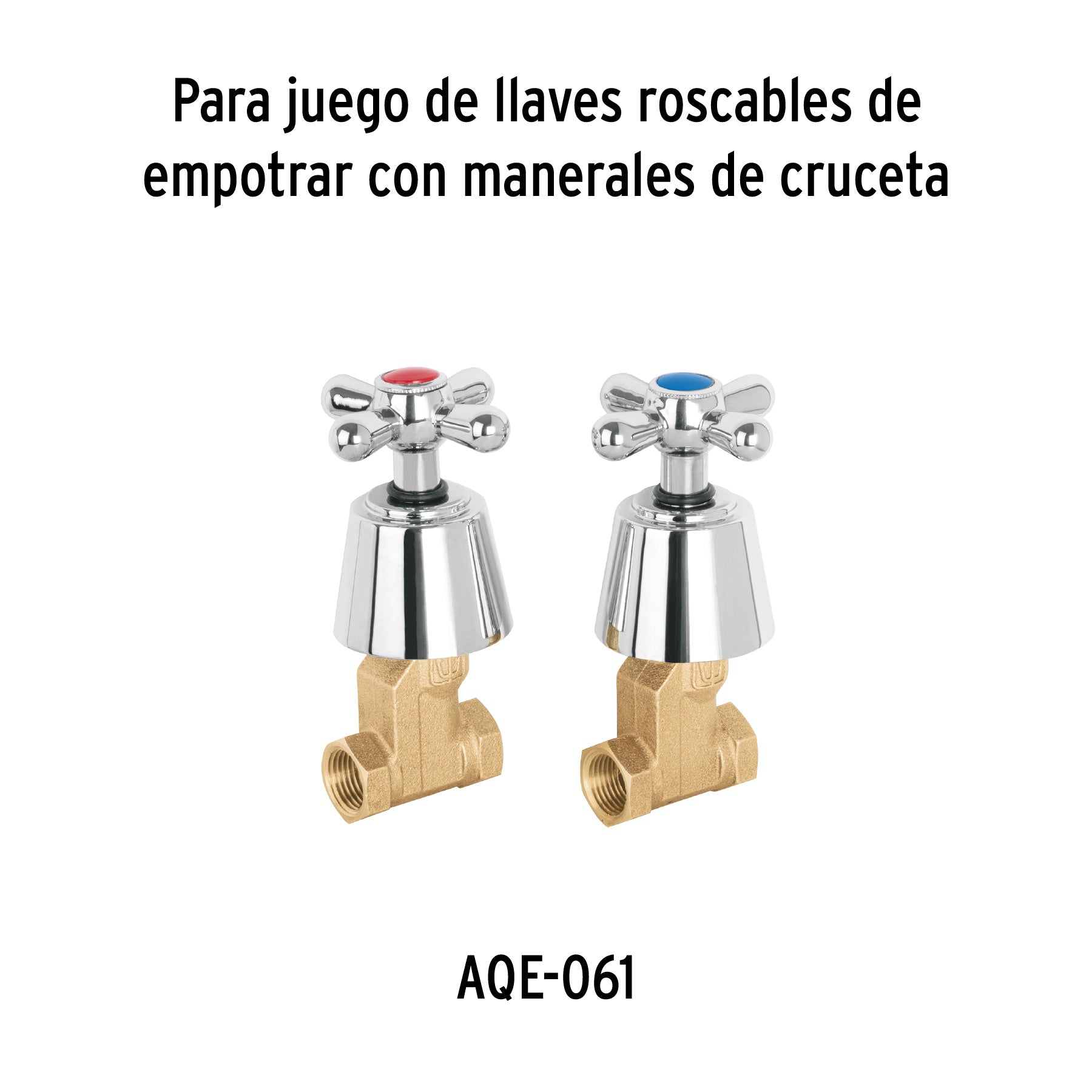Cartucho de compresión para llaves de empotrar, Basic y Aqua