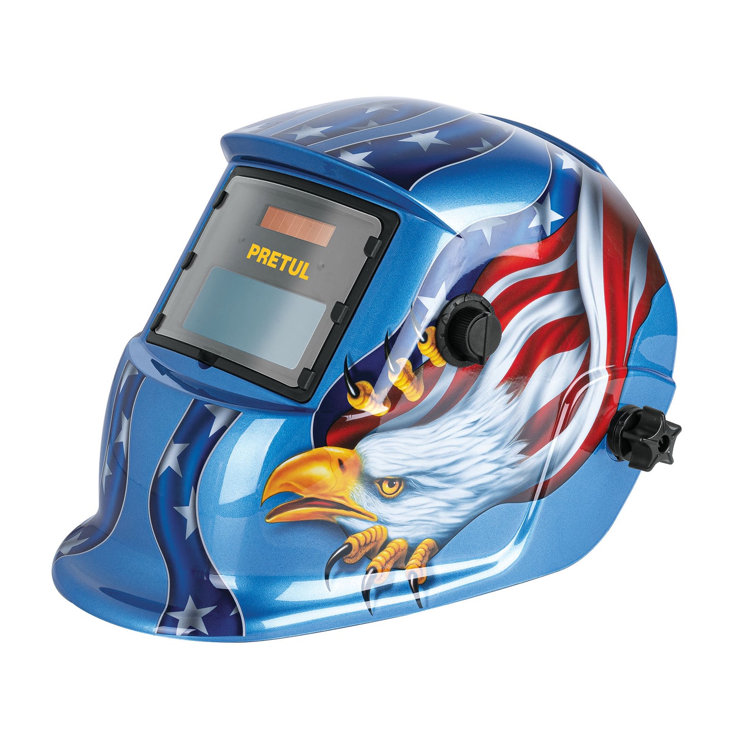 Careta electrónica p/soldar, águila, sombra 9 a 13, Pretul