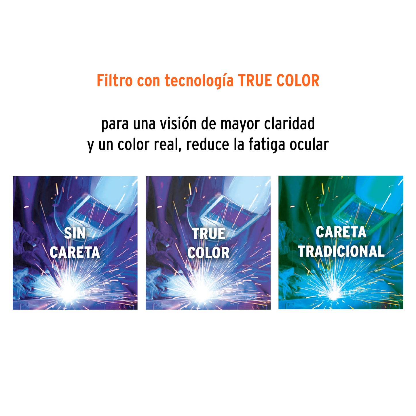 Careta electrónica p/soldar, águila, sombra 9 a 13, Pretul