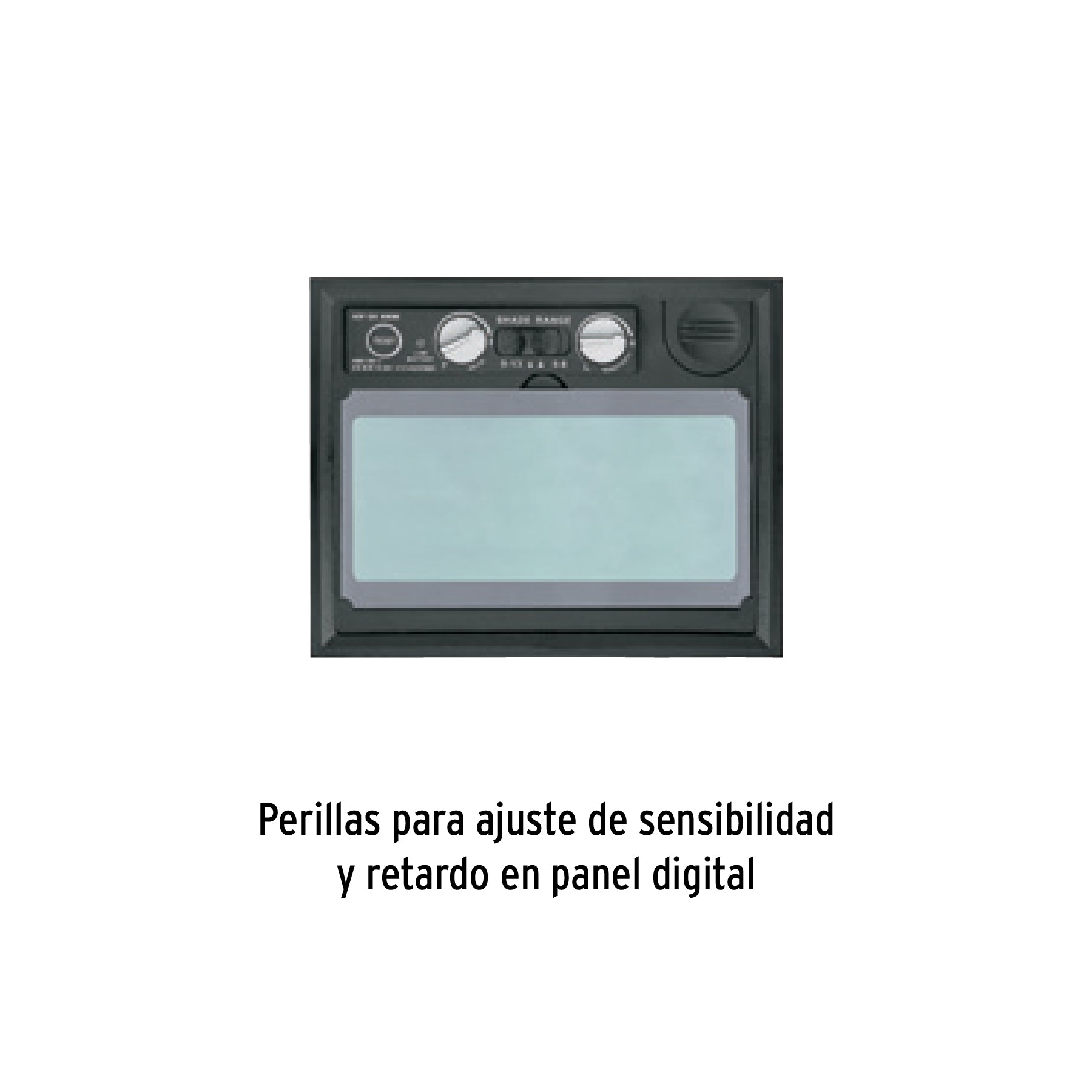 Careta electrónica para soldar, sombra 9-13, Truper