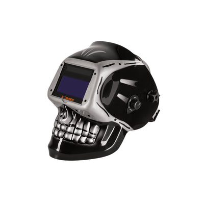 Careta electrónica para soldar sombra 9-13, calavera, TRUPER