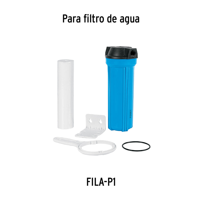 Cartucho repuesto, filtro agua, paso 1