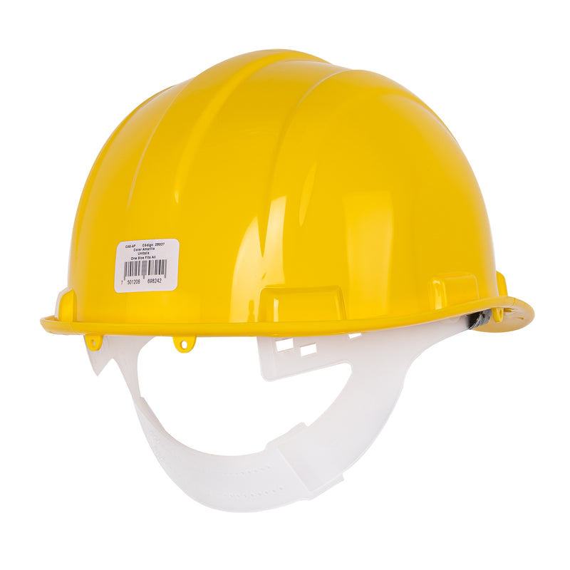 Casco de seguridad, color amarillo, pretul