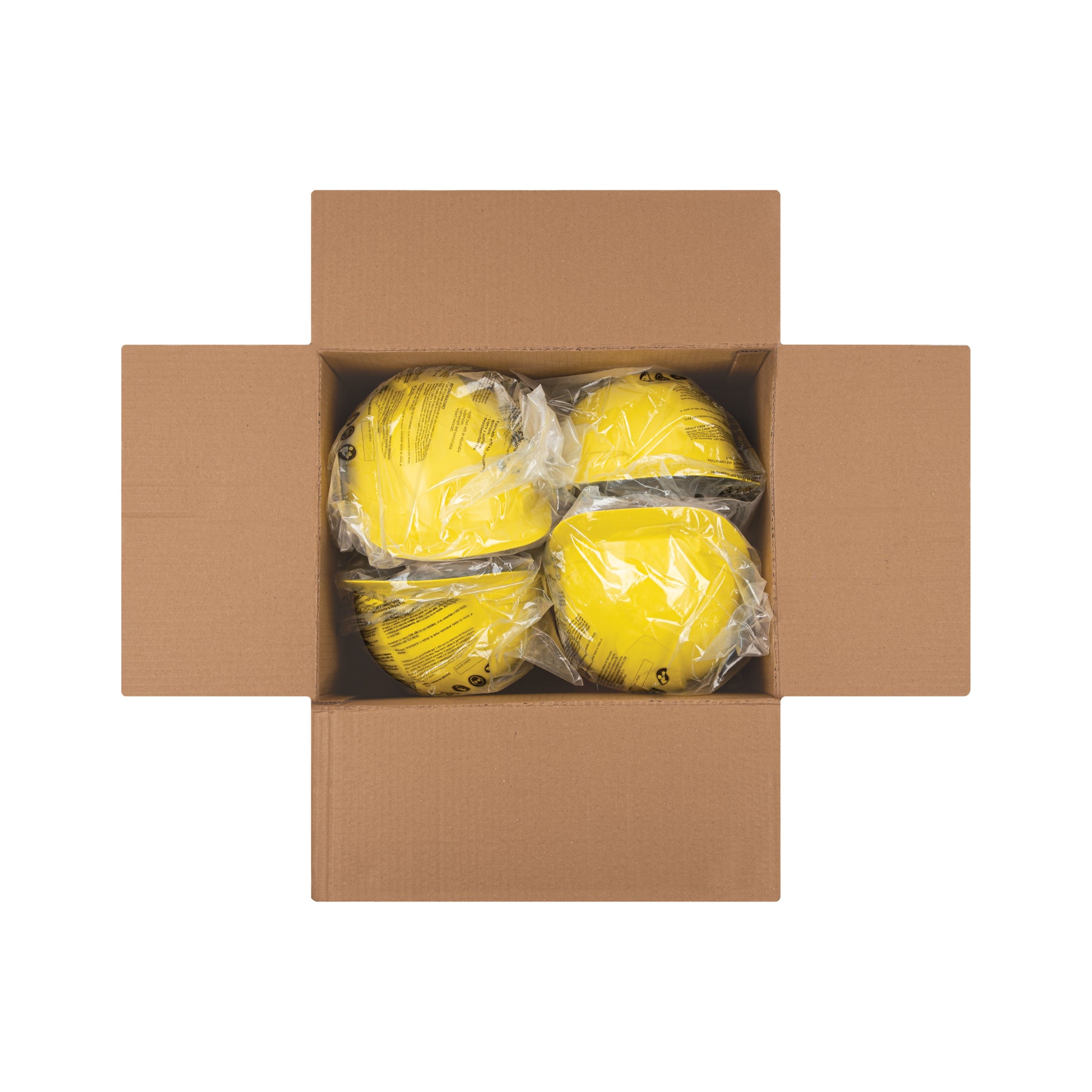 Casco de seguridad color amarillo