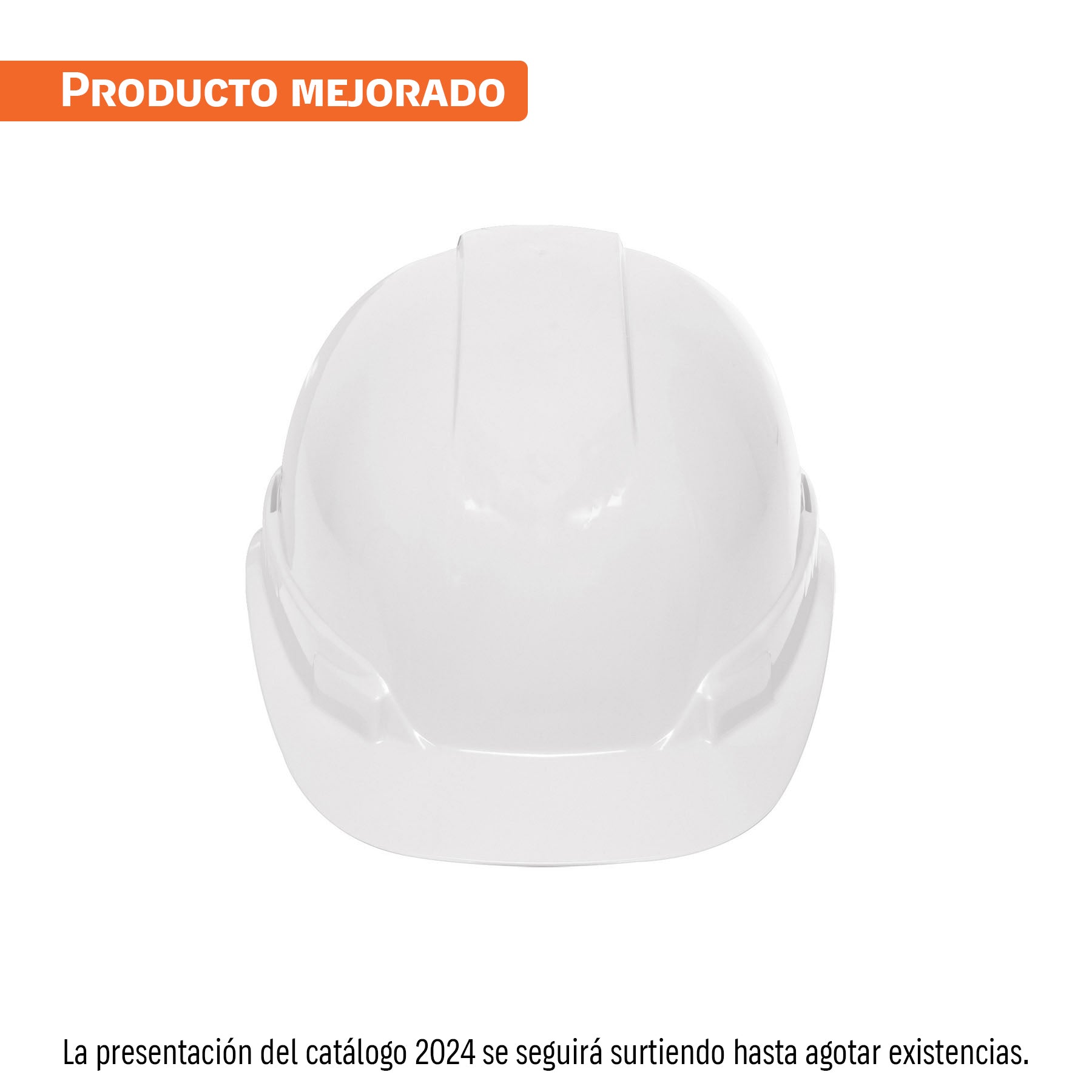Casco de seguridad ventilado blanco