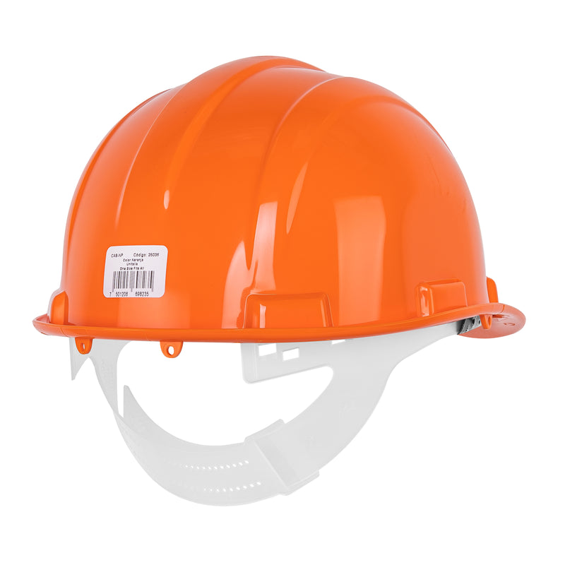 Casco de seguridad, color naranja, pretul