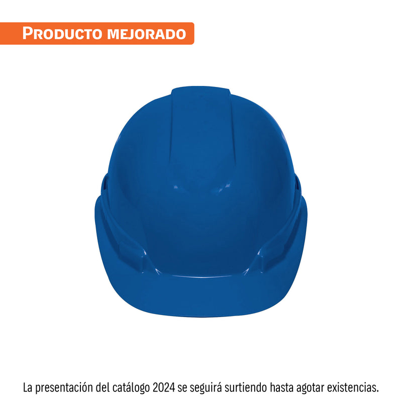 Casco de seguridad color azul