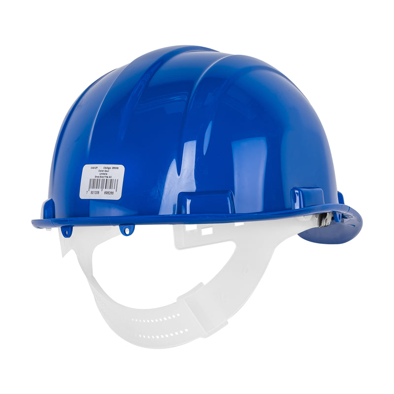 Casco de seguridad, color azul, pretul