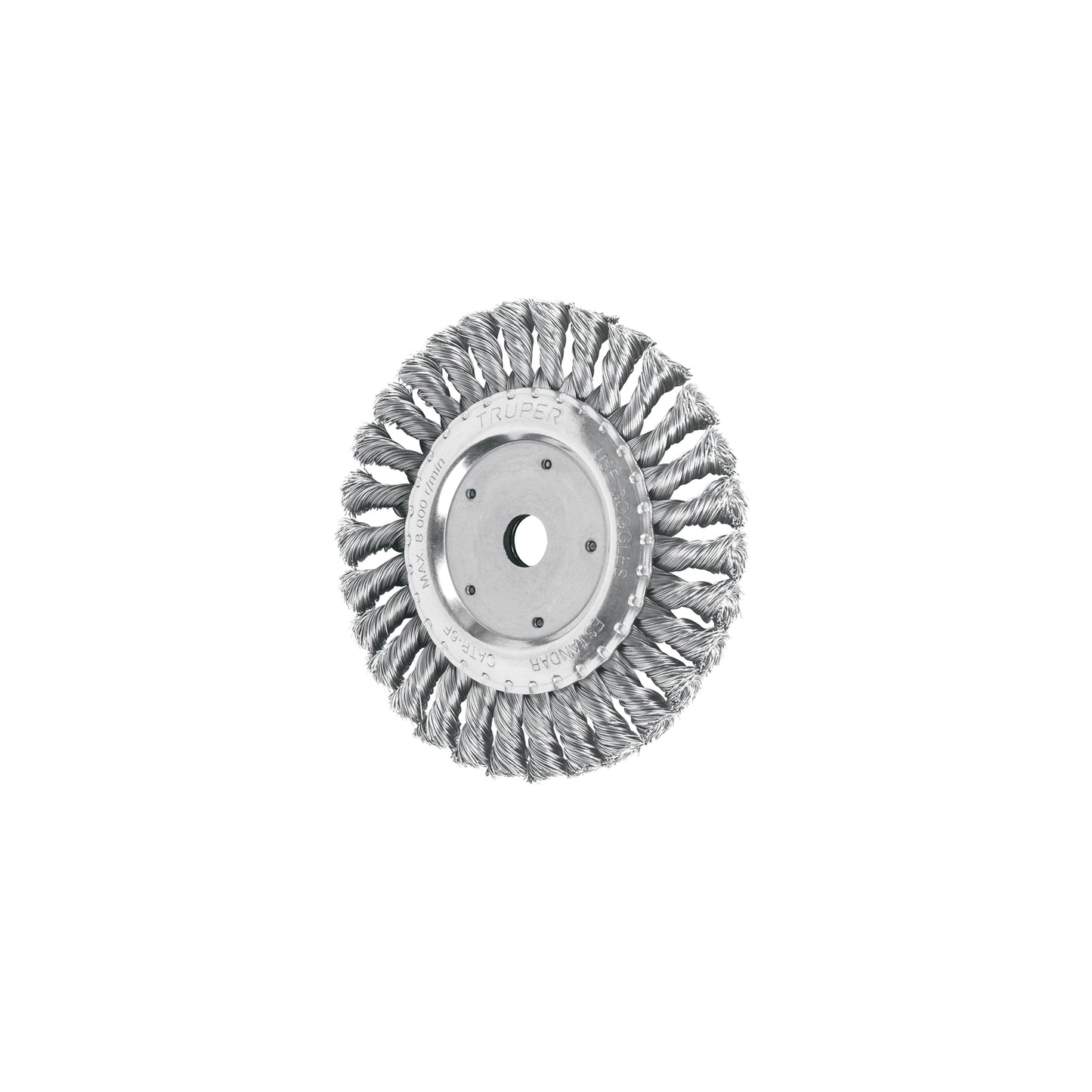 Carda trenzado fino, 6 X 5/8" para esmeril