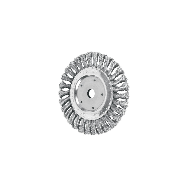 Carda trenzado fino, 6 X 5/8" para esmeril