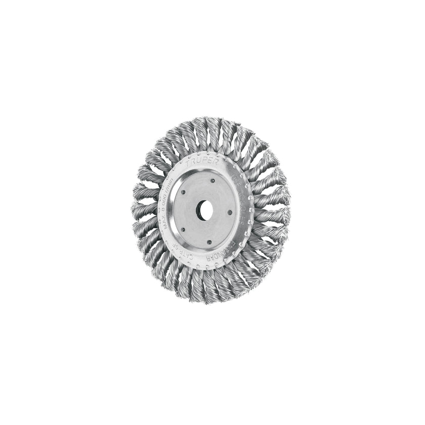 Carda trenzado fino, 6 X 5/8" para esmeril