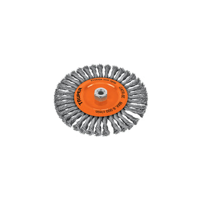 Carda trenzada circular, 8" para esmeriladora