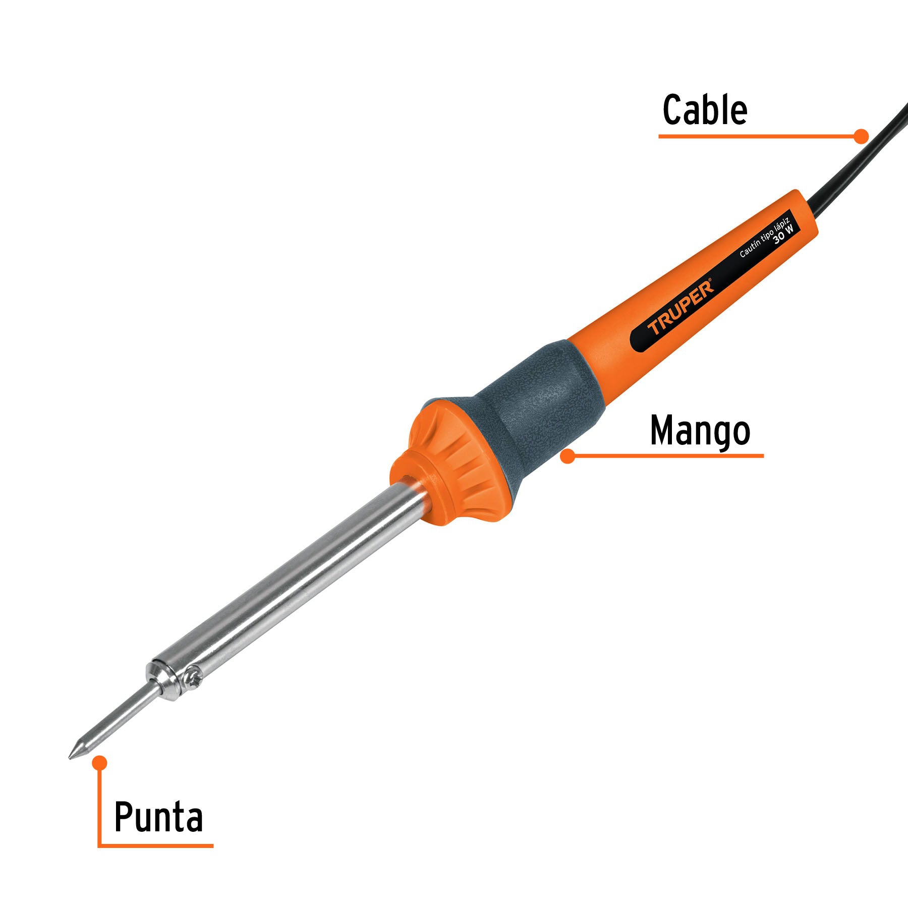 Cautín tipo lápiz de 30 watts