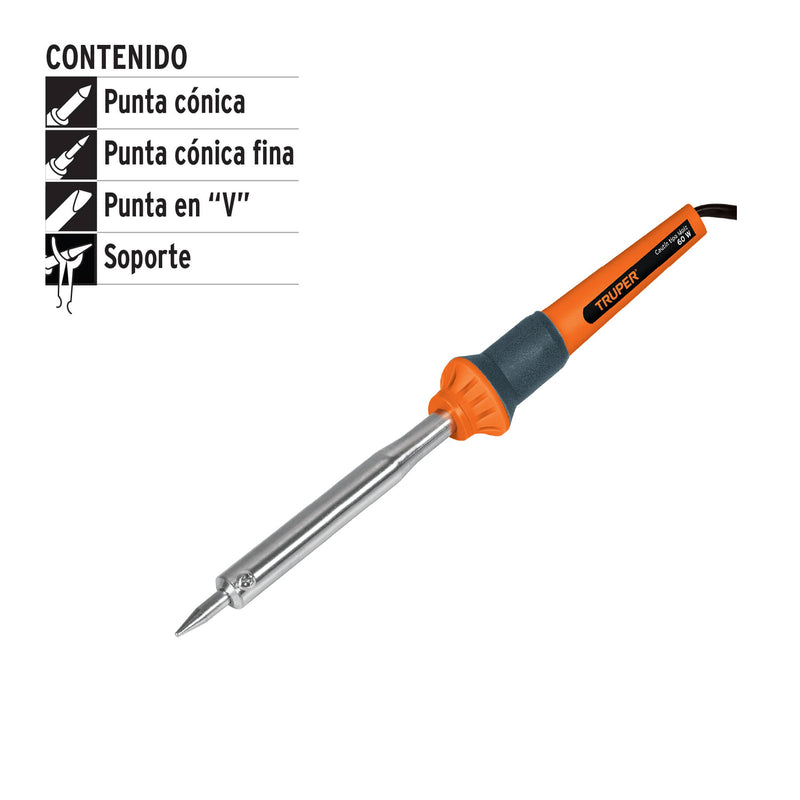 Cautín tipo lápiz de 60 watts