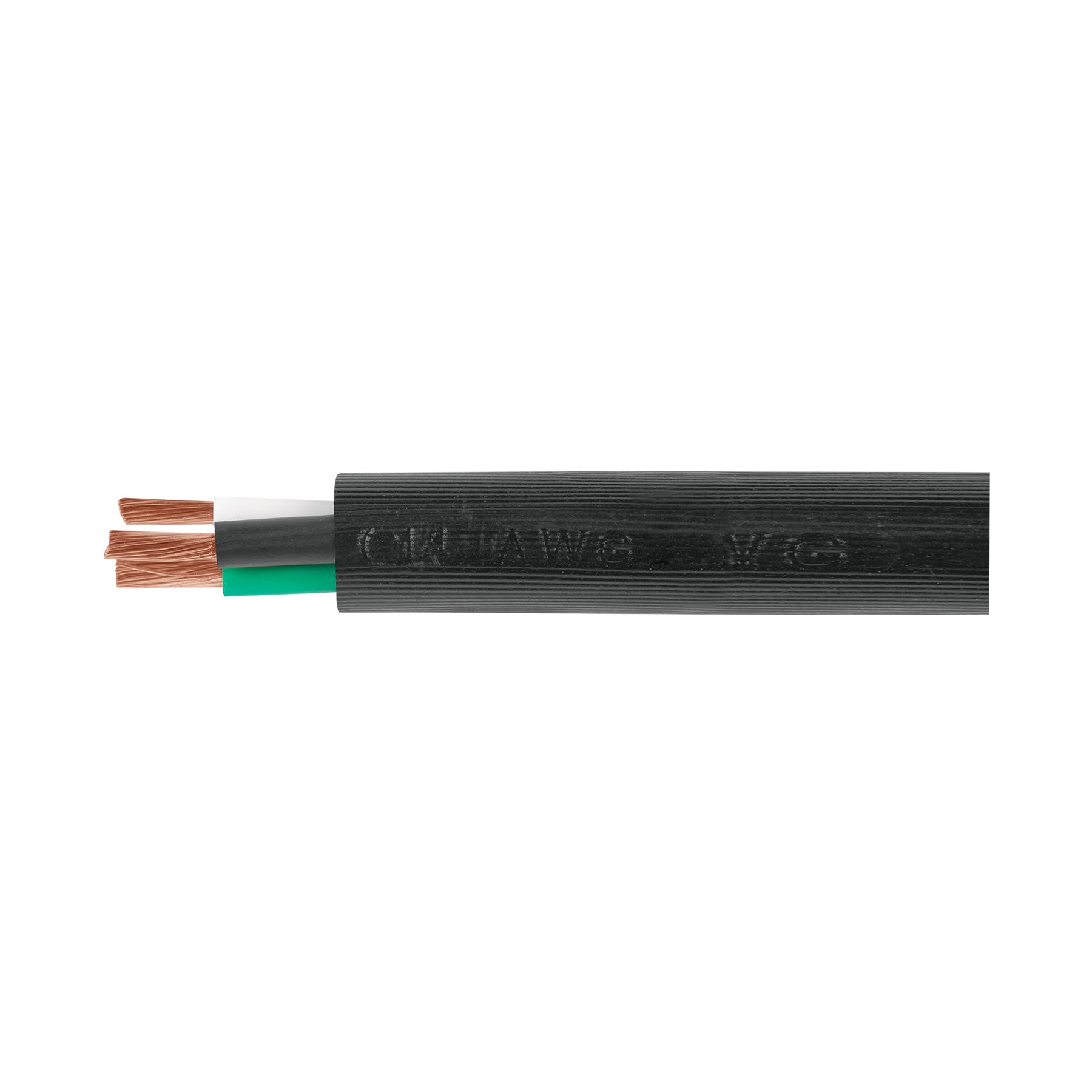 Cable uso rudo, 3 conductores, calibre 14, rollo de 100 m.