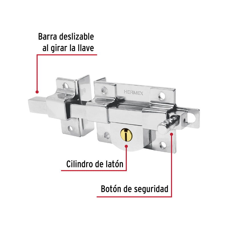 Cerradura de barra libre, izquierda
