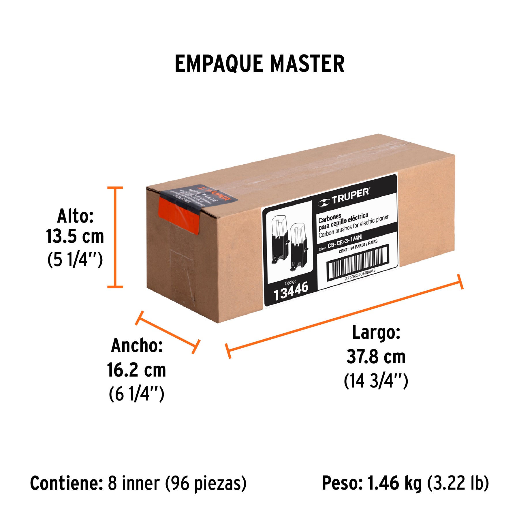 Carbones de repuesto para cepillo, CEPEL-3-1/4N