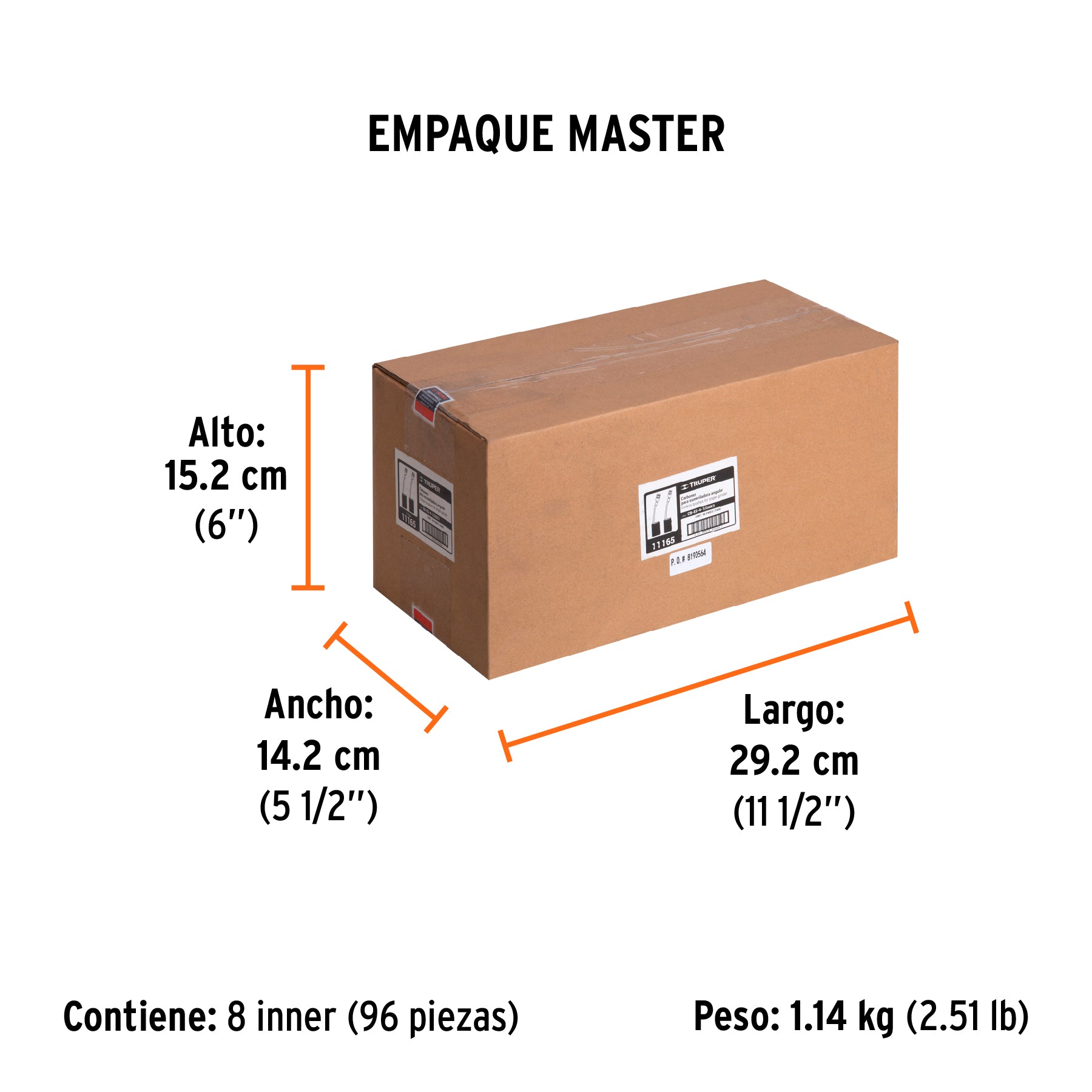 Carbones de repuesto para esmeriladora ESMA-4-1/2NX3