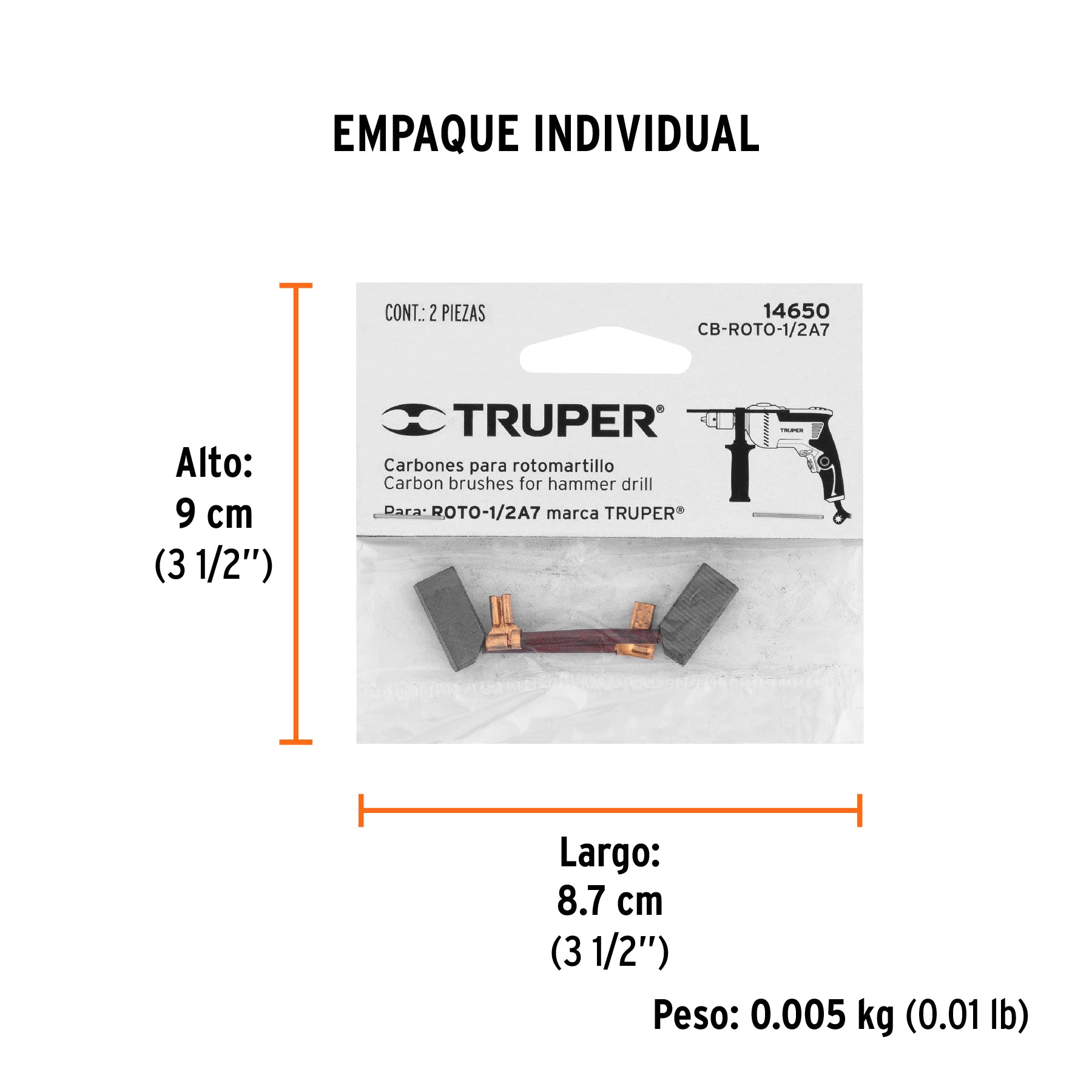 Carbones de repuesto para ROTO-1/2A7