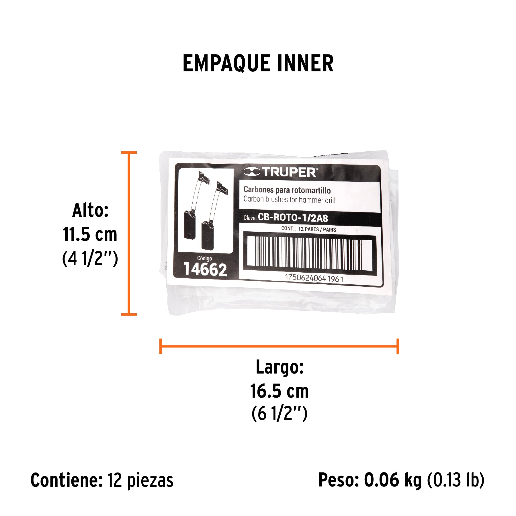 Carbones de repuesto para ROTO-1/2A8