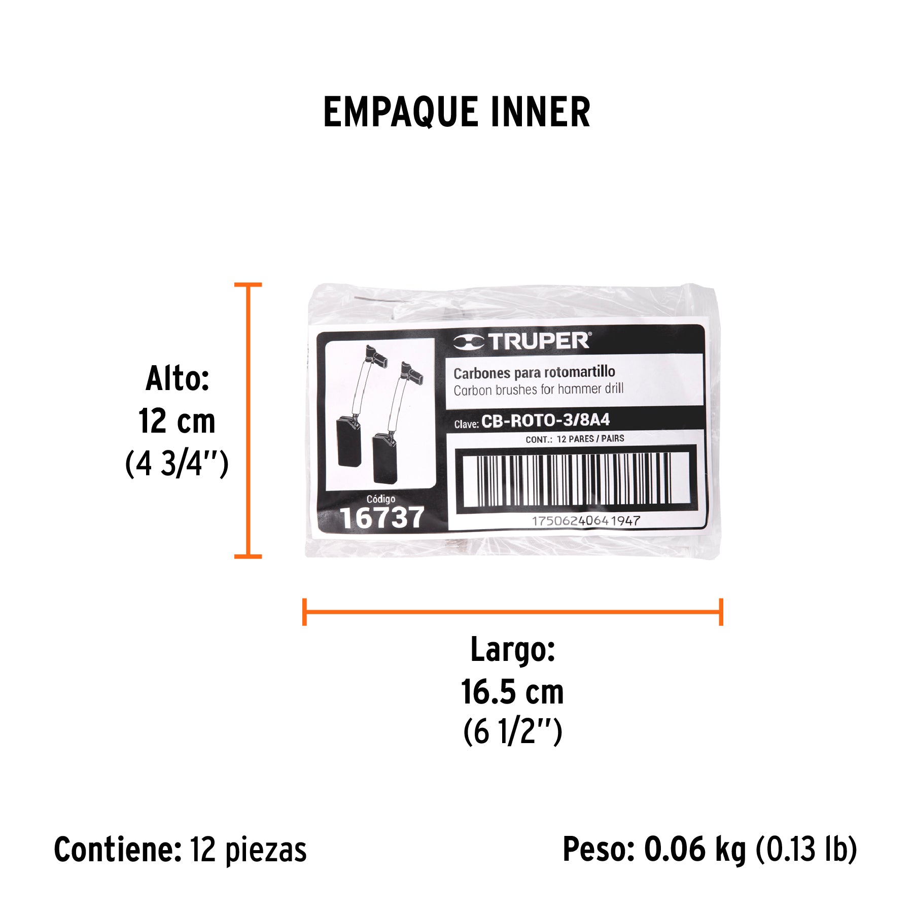 Carbones de repuesto para ROTO-3/8A4