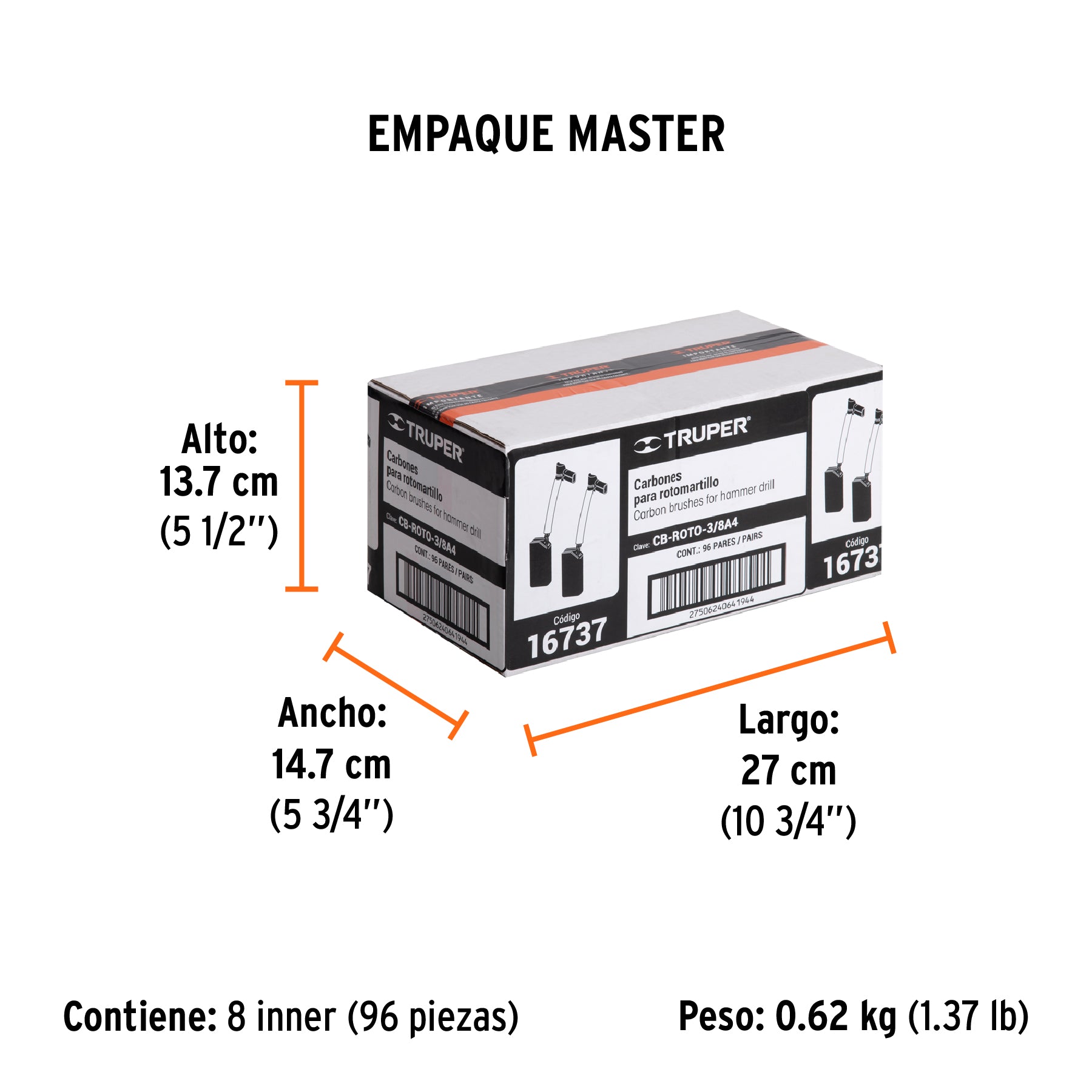 Carbones de repuesto para ROTO-3/8A4
