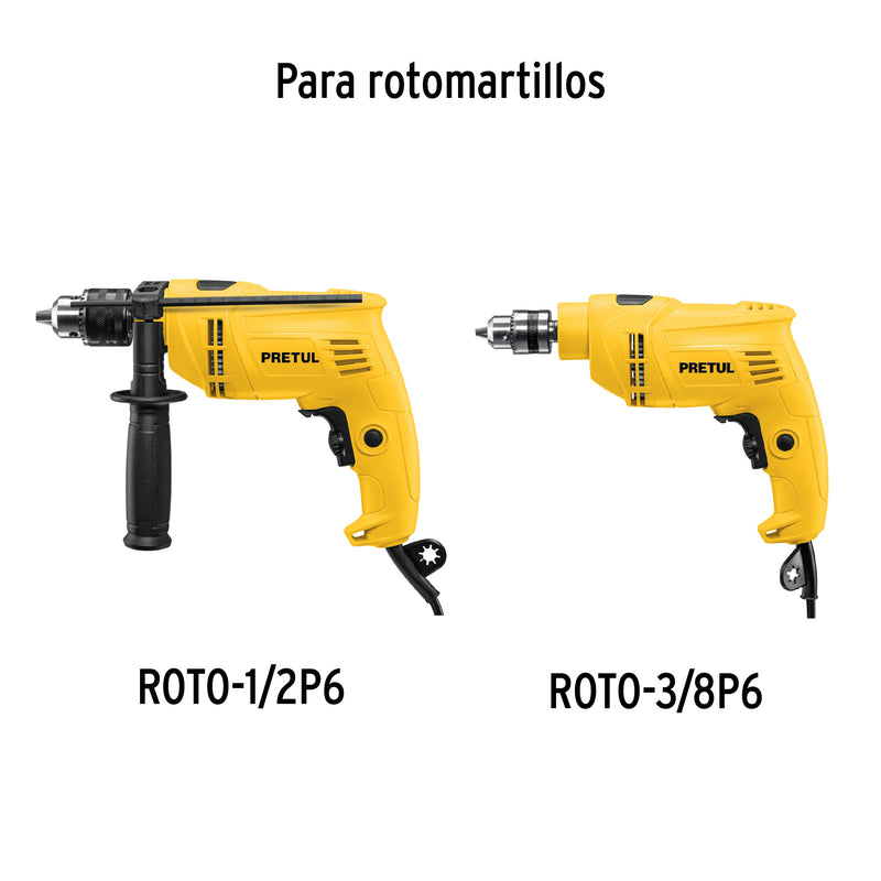 Bolsa con 2 carbones de repuesto para ROTO-1/2P6, ROTO-3/8P6