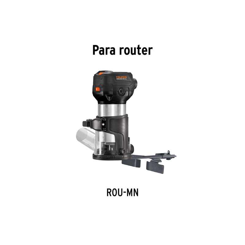 Bolsa con 2 carbones de repuesto para ROU-MN, Truper
