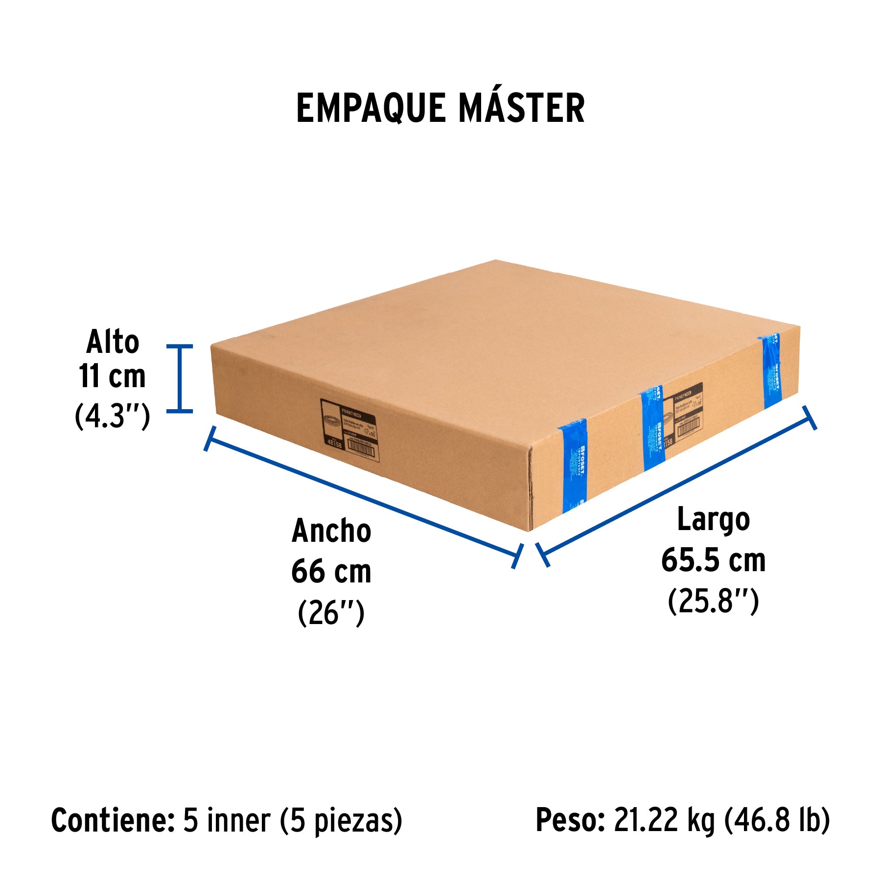 Tubo de cobre flexible, 1/2", rollo 15 metros