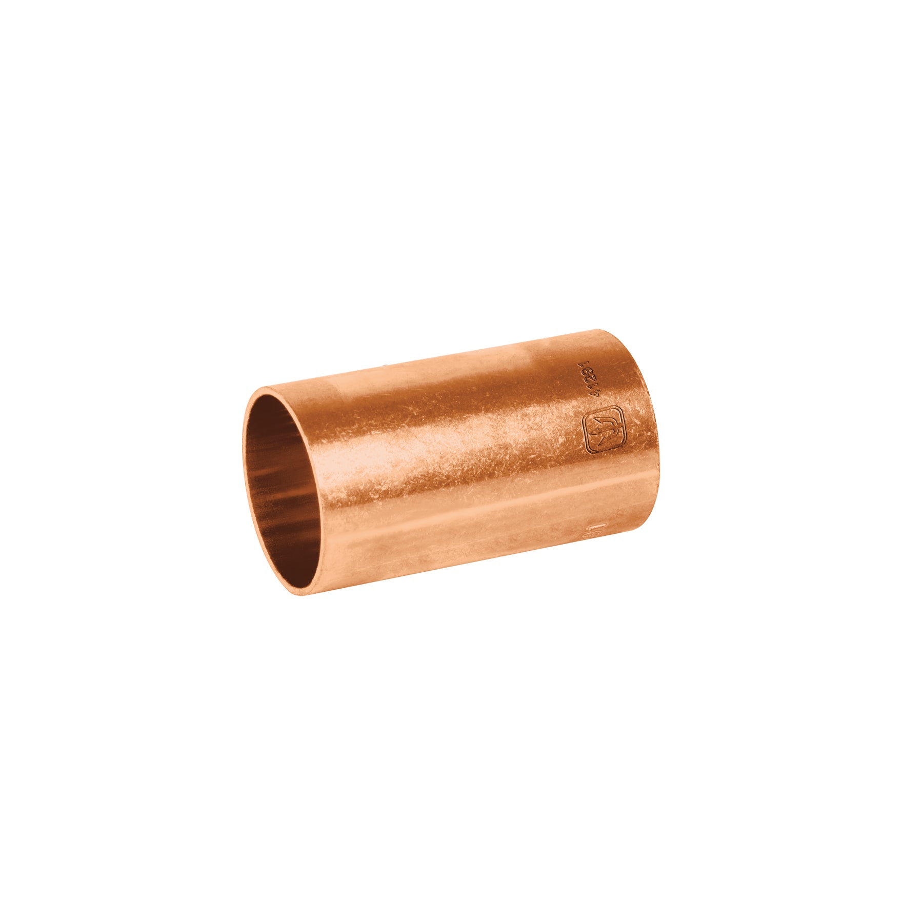 Cople de cobre, 3/4", sin ranura