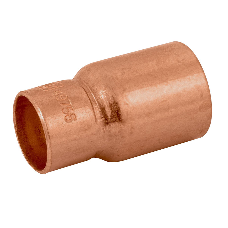 Cople reducción bushing cobre 3/4"x 1/2"
