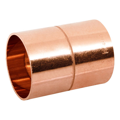 Cople de cobre con ranura 1-1/2"