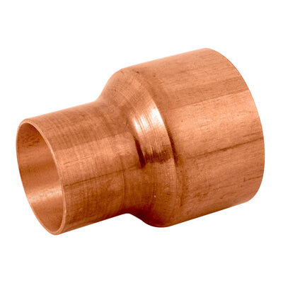 Cople reducción campana cobre 1-1/2x1"
