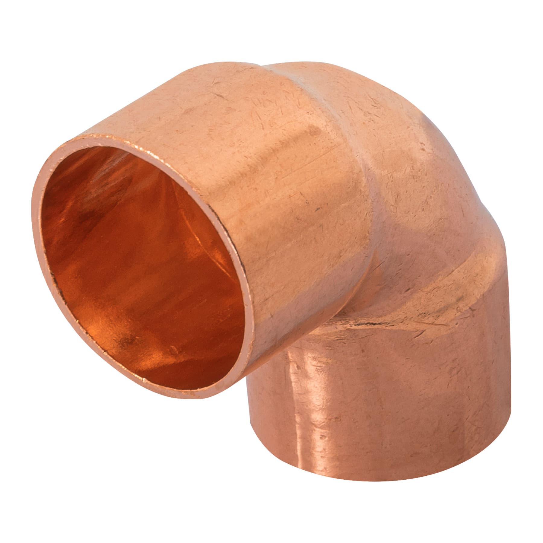 Codo 90° de cobre de 1"