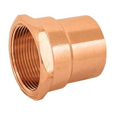 Conector de cobre, rosca interior 1-1/2"