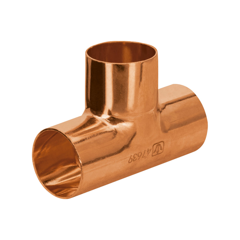 Tee de cobre sencilla, 1', Basic