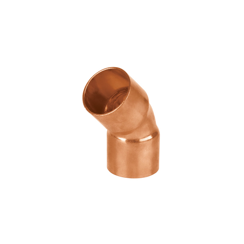 Codo de cobre 45°, 3/4', Basic