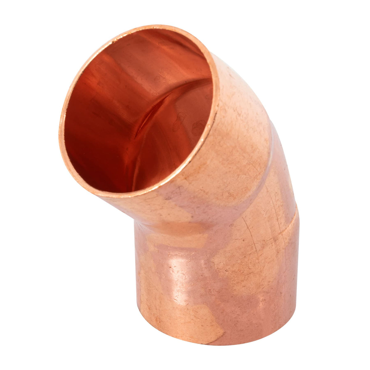 Codo 45° de cobre 1-1/2"