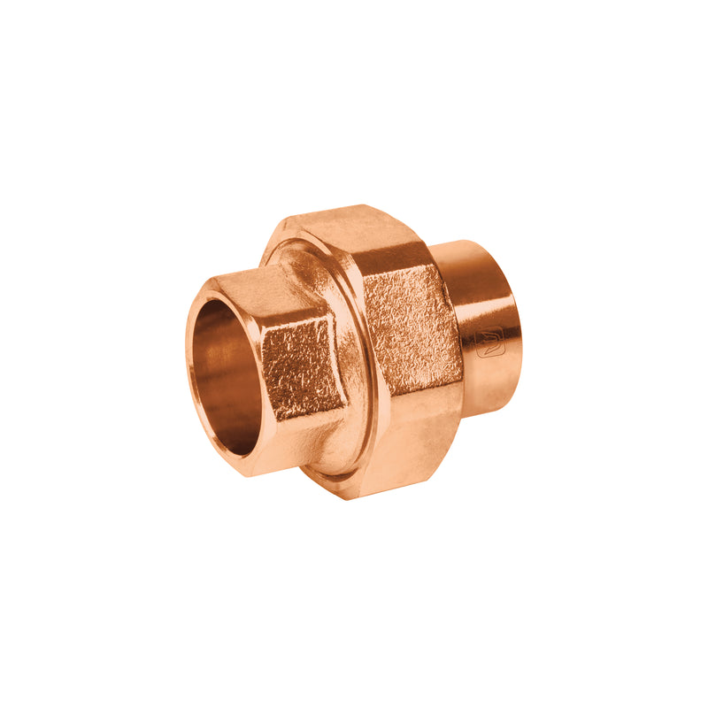 Tuerca unión, cobre a rosca externa, 3/4"