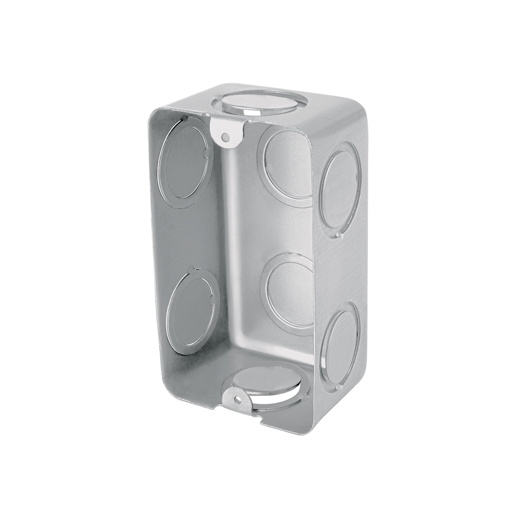 Caja tipo chalupa, 2x4" rectangular, reforzada, Volteck