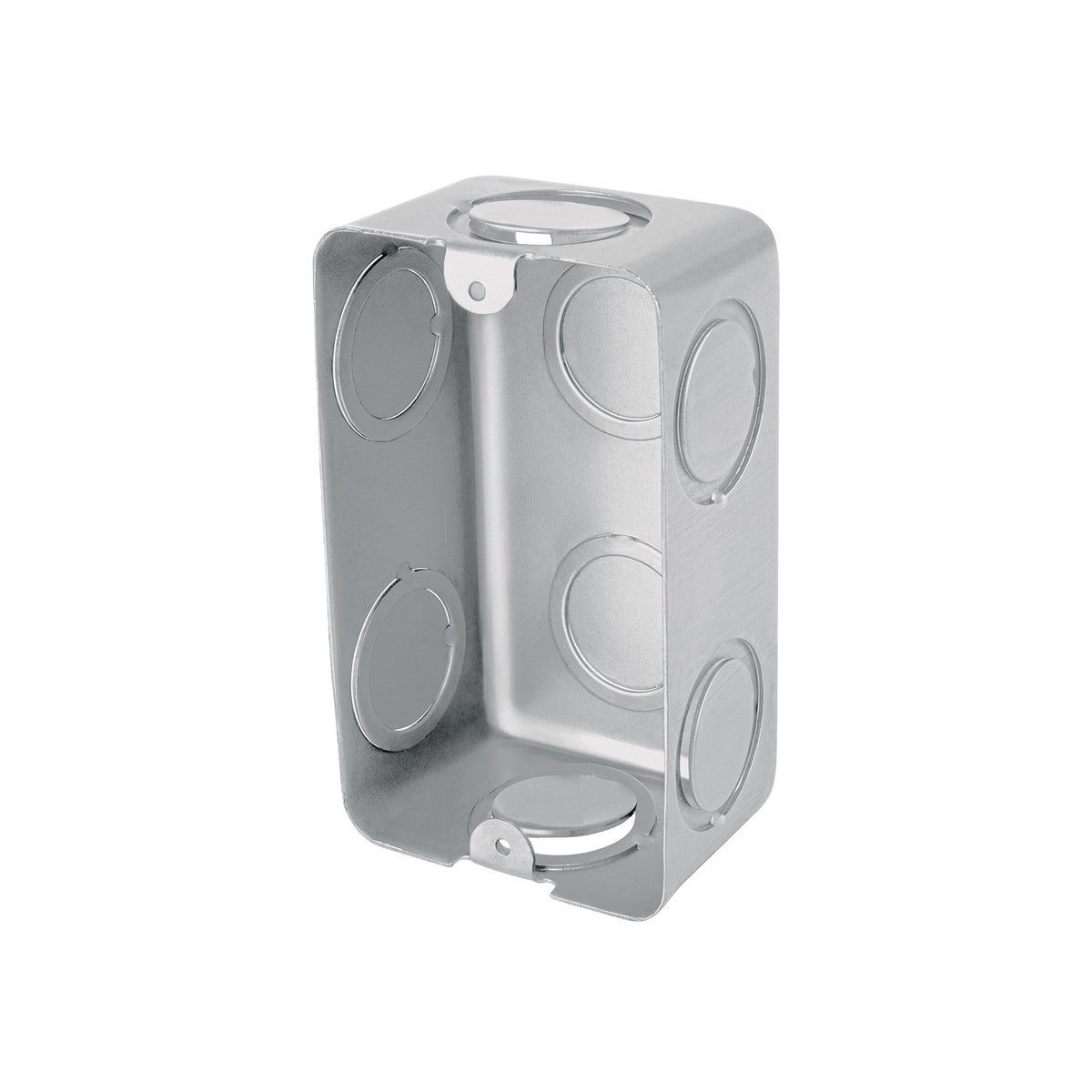 Caja tipo chalupa, 2x4" rectangular, reforzada, Volteck