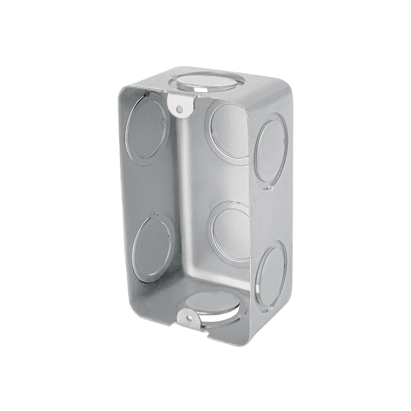 Caja tipo chalupa, 2x4" rectangular, reforzada, Volteck