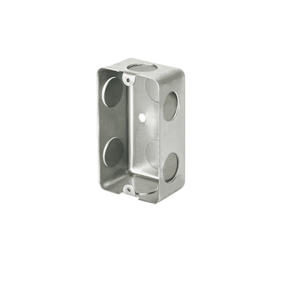 Caja tipo chalupa de acero 2x4", económica