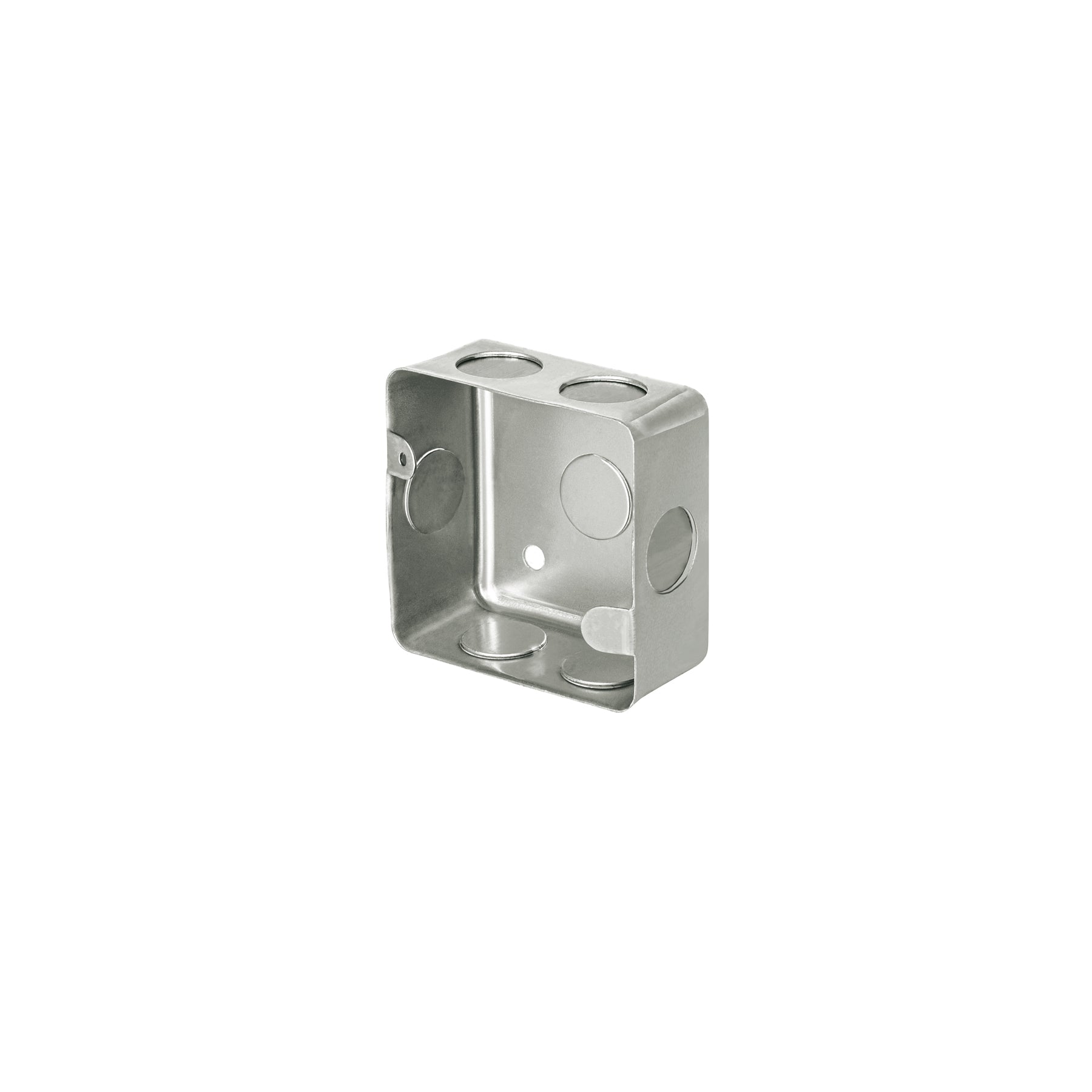 Caja de acero cuadrada 3x3", económica, Volteck