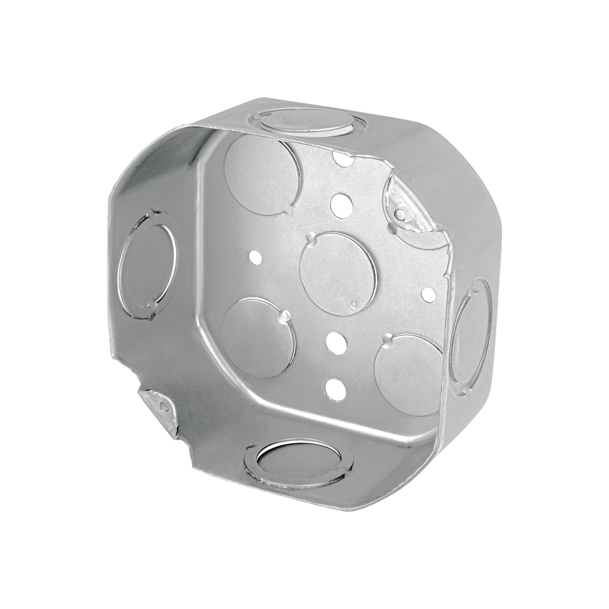 Caja 4x4" octagonal, reforzada, Volteck