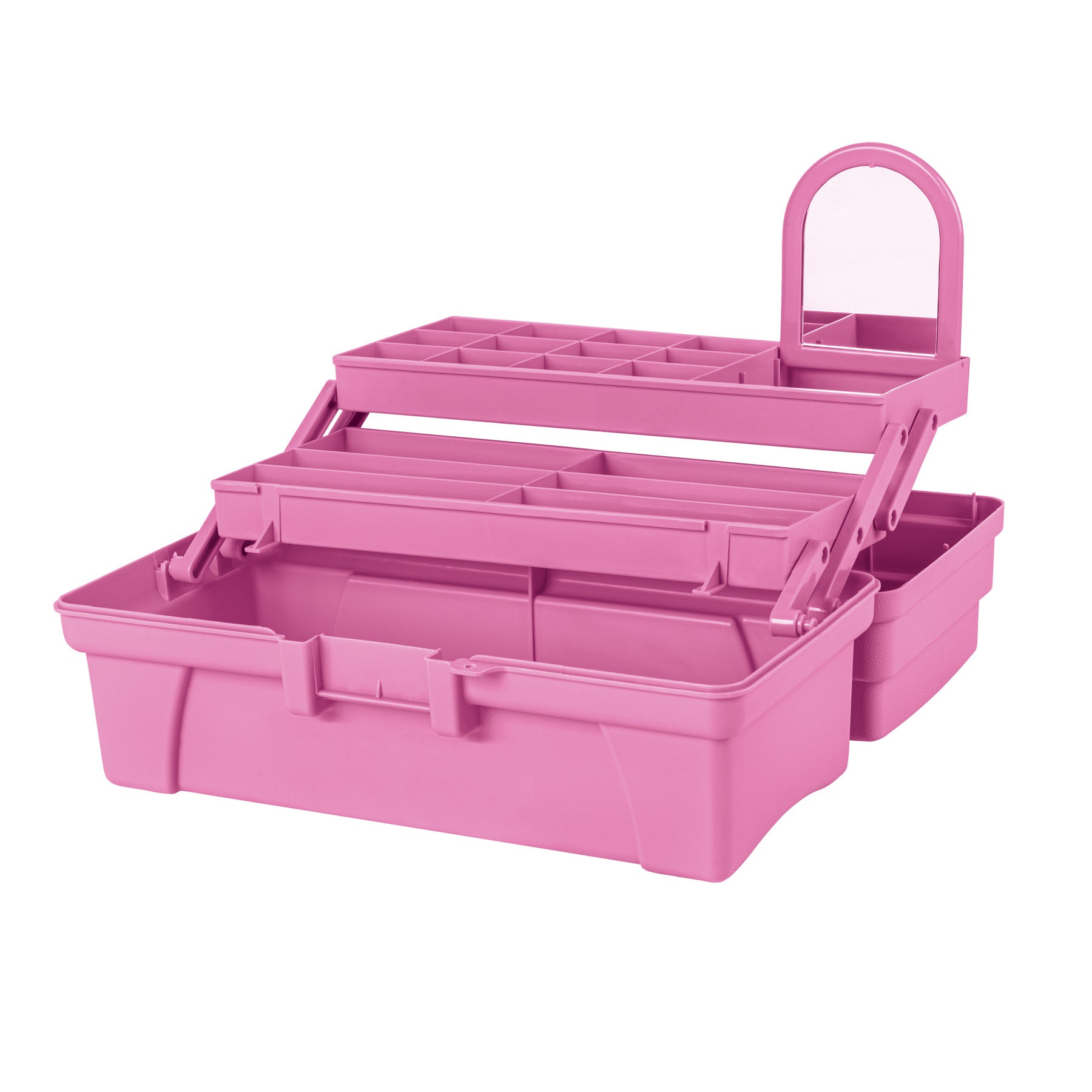 Caja cosmetiquera 14", rosa/morado, Pretul